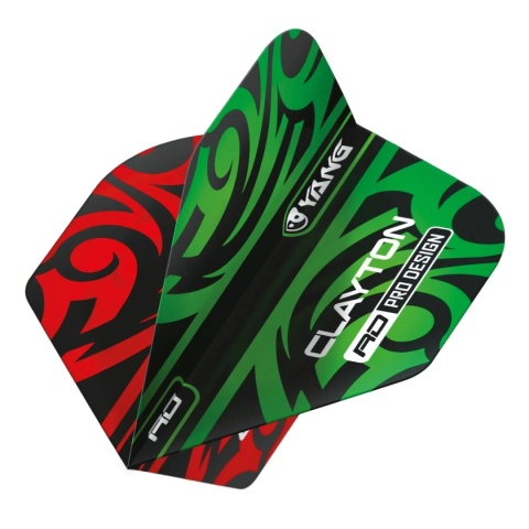 Red Dragon Jonny Clayton Yin Yang Red Green Flights
