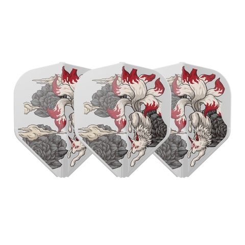 Dart Flights L-style L1EZ Standard Rika Aoi White