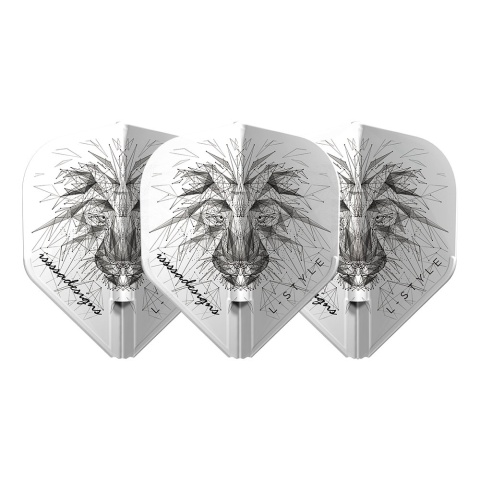 Dart Flights L-style L1EZ Standard Dominik Grullick Ver.1 White N02