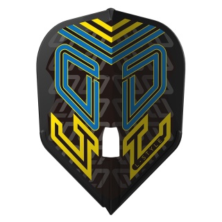 Dart Flights L-style L3PRO Shape Oskar Lukasiak Black