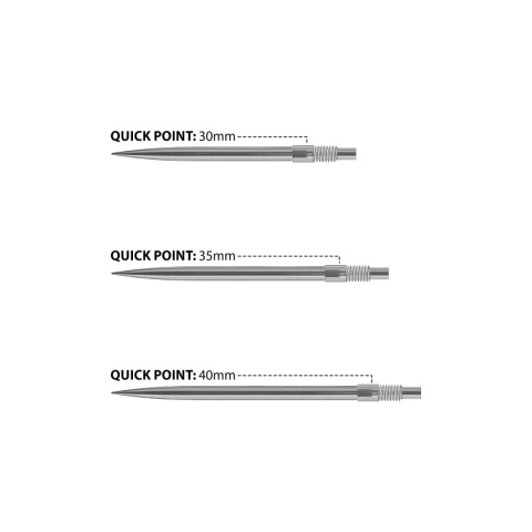 Groty Harrows Quick Points Silver / Black Groty Harrows Quick Points Silver / Black