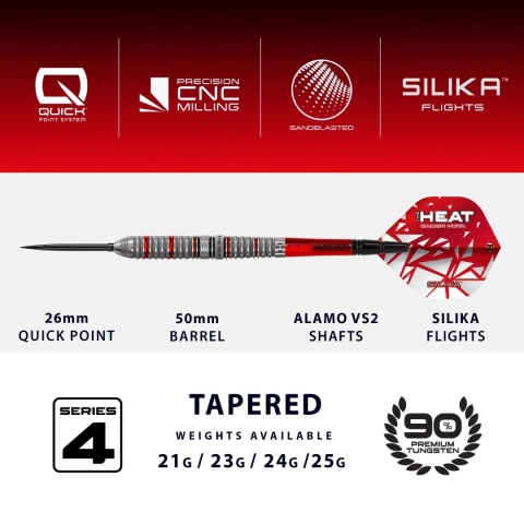 Lotki Harrows Damon Heta V4 Quick Point 90% Lotki Harrows Damon Heta V4 Quick Point 90%
