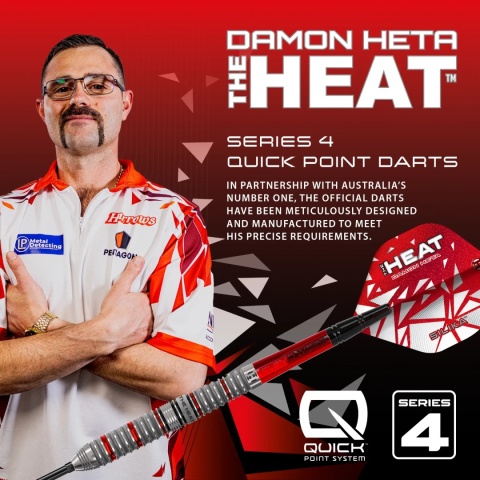 Lotki Harrows Damon Heta V4 Quick Point 90% Lotki Harrows Damon Heta V4 Quick Point 90%