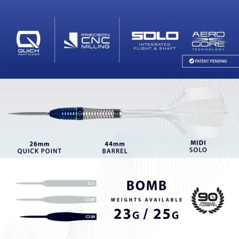 Lotki Harrows Geo 03 Bomb Quick Point 90%