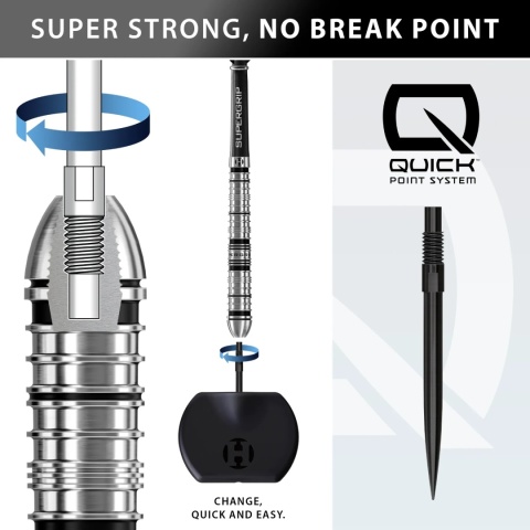 Lotki Harrows Supergrip Tapered Quick Point 90% Lotki Harrows Supergrip Tapered Quick Point 90%