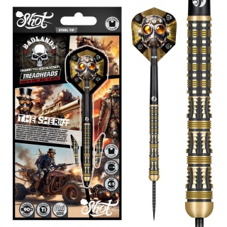 Shot Badlands The Sheriff 90% Tungsten Steel Tip Darts