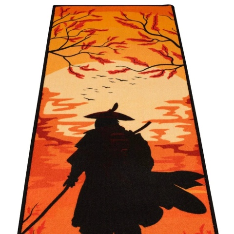 Mission Carpet Darts Mat – Protiskluzový Spod – Rozměr: 290 cm × 60 cm – Vzor: Ronin