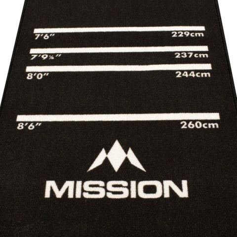 Mission Carpet Darts Mat – Protiskluzový Spod – Rozměr: 290 cm × 60 cm – Vzor: Ronin