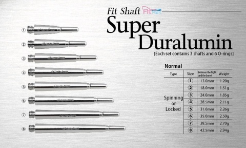 Shafty Cosmo Darts Super Duralumin Locked/Spinning