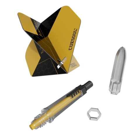 Shafty Cuesoul KOFF Carbon żółte mocne wymienne topy Shafty Cuesoul KOFF Carbon żółte mocne wymienne topy