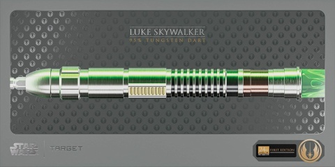 | Star Wars | Target Luke Skywalker „Jedi Knight” Lightsaber First Edition 95% Tungsten – Lotki do Darta