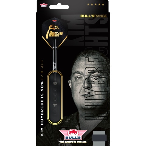 Kim Huybrechts 90% E2 Full Black 23g Steeltip
