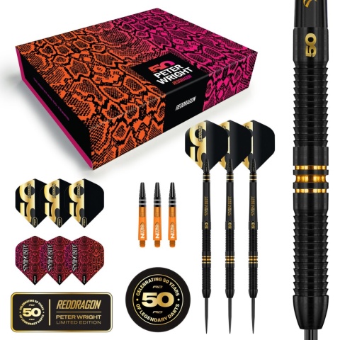 Lotki Red Dragon Peter Wright 50 Years Anniversary Limited Edition 90%