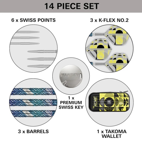 Target Luke Littler Edge 95% Tungsten SP Steel Tip Darts