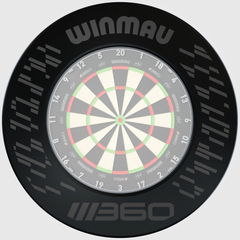 Opona Winmau 360 Black Surround PRZEDSPRZEDAŻ WYSYŁKA PO 17.11.2025