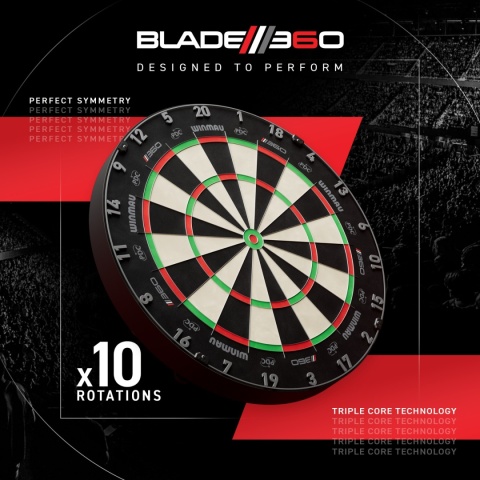 TARCZA WINMAU BLADE 6 TRIPLE CORE PDC