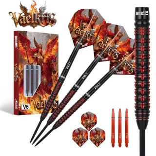One80 Vaelkris Darts – Steel Tip – 90% Tungsten – V06