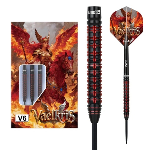 One80 Vaelkris Darts – Steel Tip – 90% Tungsten – V06