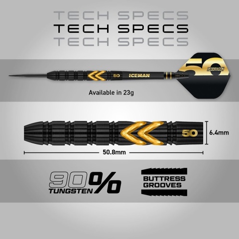 Lotki Red Dragon Gerwyn Price 50 Years Anniversary Limited Edition 90%