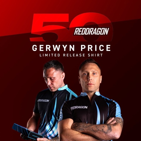 Lotki Red Dragon Gerwyn Price 50 Years Anniversary Limited Edition 90%