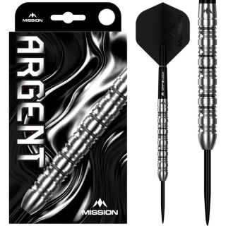 Mission Argent Darts – Lotki Stalowe – 90% Wolfram – Srebrne