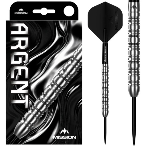 Mission Argent Darts – Lotki Stalowe – 90% Wolfram – Srebrne