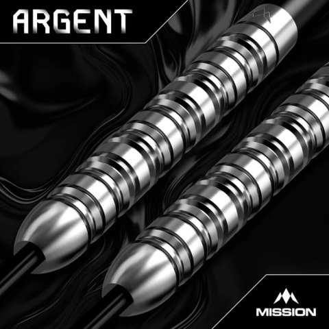 Mission Argent Darts – Lotki Stalowe – 90% Wolfram – Srebrne