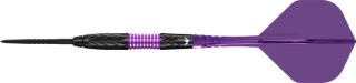 Mission Vector Darts – Lotki Stalowe – 95% Wolfram – Powłoka PVD Czarna & Electro Fiolet