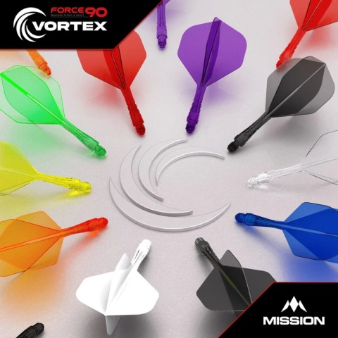 Mission Force 90 Vortex – Moulded Flight & Shaft – Kite