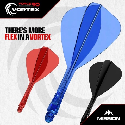 Mission Force 90 Vortex – Moulded Flight & Shaft – Kite