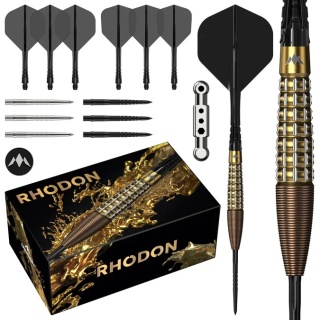 Mission Rhodon Darts – Lotki Stalowe – 95% Wolfram – Powłoka PVD Brąz & Złoto