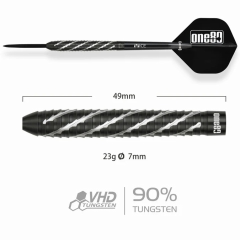 One80 Akari Tanahara Darts – Steel Tip – 90% Tungsten – V2