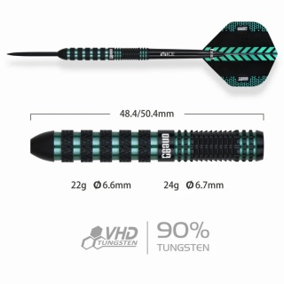 One80 Jesus Noguera Perea Darts – Steel Tip – 90% Tungsten