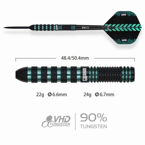 One80 Jesus Noguera Perea Darts – Steel Tip – 90% Tungsten