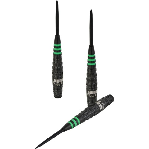 One80 Ben Robb V2 Darts – Steel Tip – Big Rig – Black