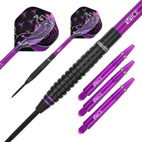 One80 Jelle Klaasen HD Darts – Steel Tip – The Cobra – Black