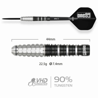 One80 Terry Tan Darts – Steel Tip – 90% Tungsten