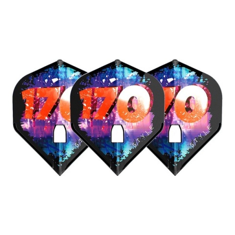 L-style L1 Pro V.4 "170" Fallon Sherrock Signature Champagne Flights - Black