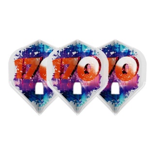 L-style L1 Pro V.4 "170" Fallon Sherrock Signature Champagne Flights - Clear White