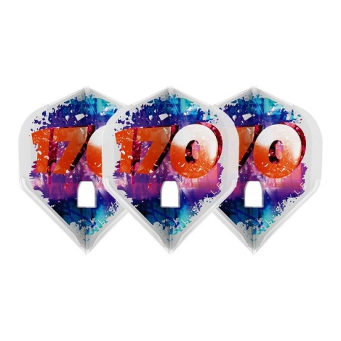 L-style L1 Pro V.4 "170" Fallon Sherrock Signature Champagne Flights - Clear White