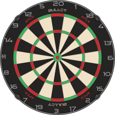 Bullet APEX dartboard