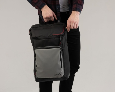 Triple20 Darts Backpack – Black/Grey