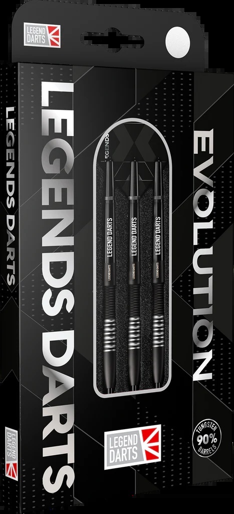 Legend Darts Evolution Series B05 – Black Bullet Shark 22g/24g (90% Tungsten)