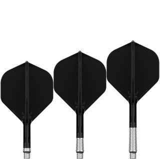 Piórka Target K-Shift Black No2 Spinning Integrated Flights & Shafts