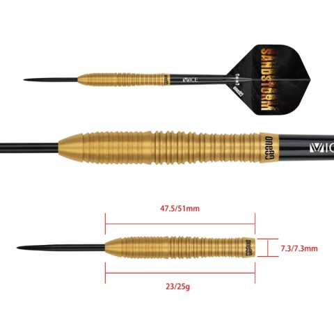 Sandstorm S3 Steeltip – ONE80 90% Steel Tip Darts