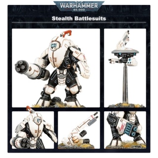 Tau Empire XV25 Stealth Battlesuits – Elitarne Pancerze Stealth – Warhammer 40,000
