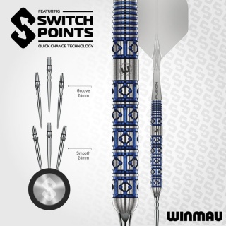 Winmau Lunaris Parallel Switch Point 90% – Lotki do darta (Tungsten 90%)