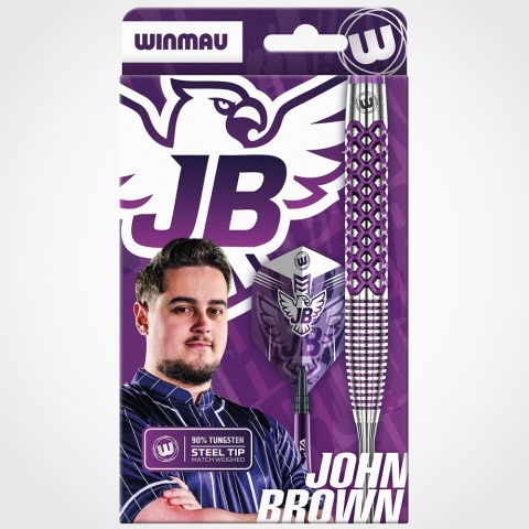 Winmau John Brown 90% – Profesjonalne lotki do darta (Steeltip)