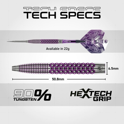 Winmau John Brown 90% – Profesjonalne lotki do darta (Steeltip)