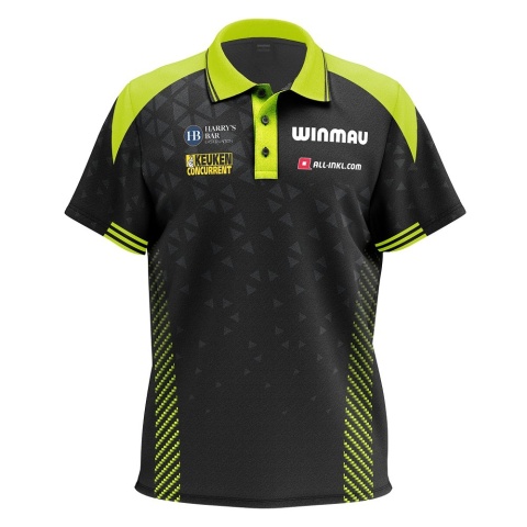 Winmau Michael van Gerwen Match Polo – koszulka do darta